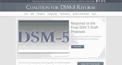 Desktop Screenshot of dsm5-reform.com
